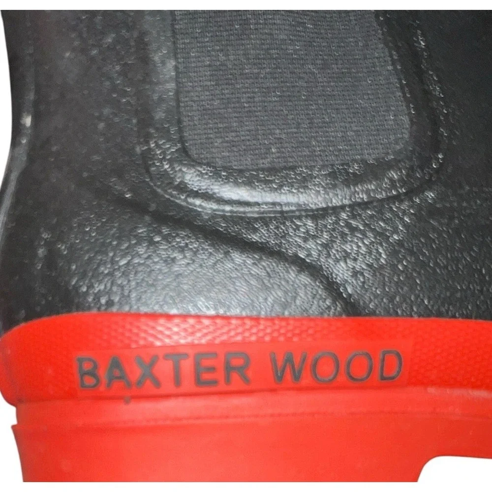BAXTER WOOD Unweathered Red Sole Chelsea Woman's Boots‎ SIZE 9 NIB!!!